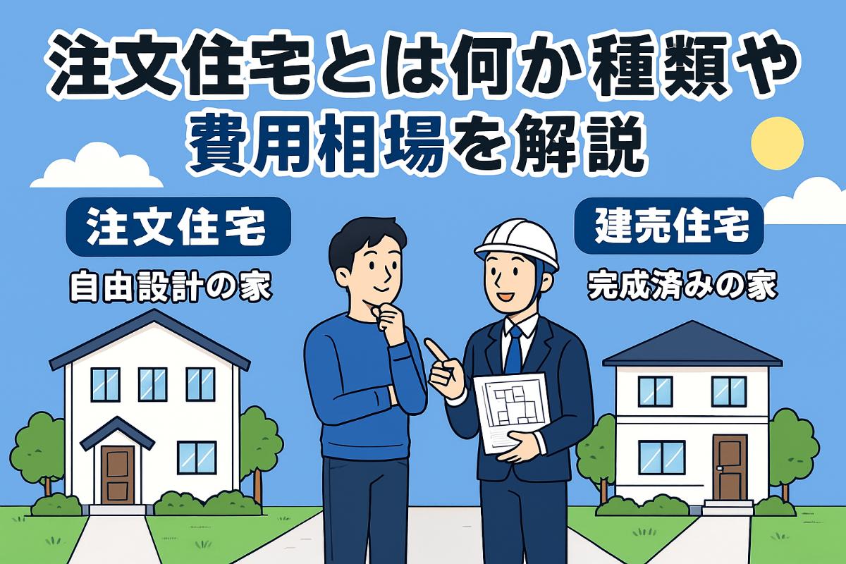注文住宅とは何か種類や費用相場を解説｜建売との違いとメリット・デメリット比較 - 山本建築